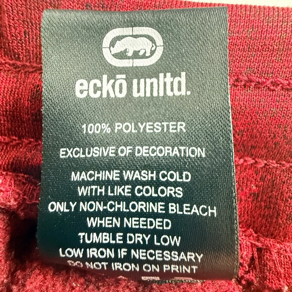 Ecko Unltd Maroon Logo Joggers Men’s Large - Picture 7 of 9